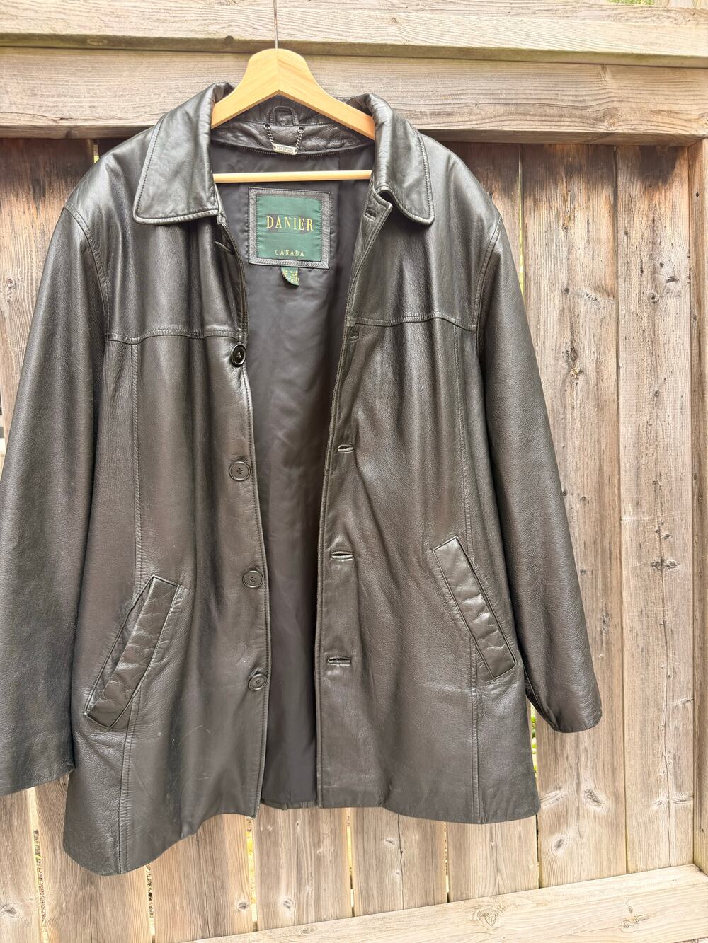 Vintage Danier Oversized Leather Jacket